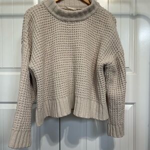 Altard state Cozy Cream Knit Sweater